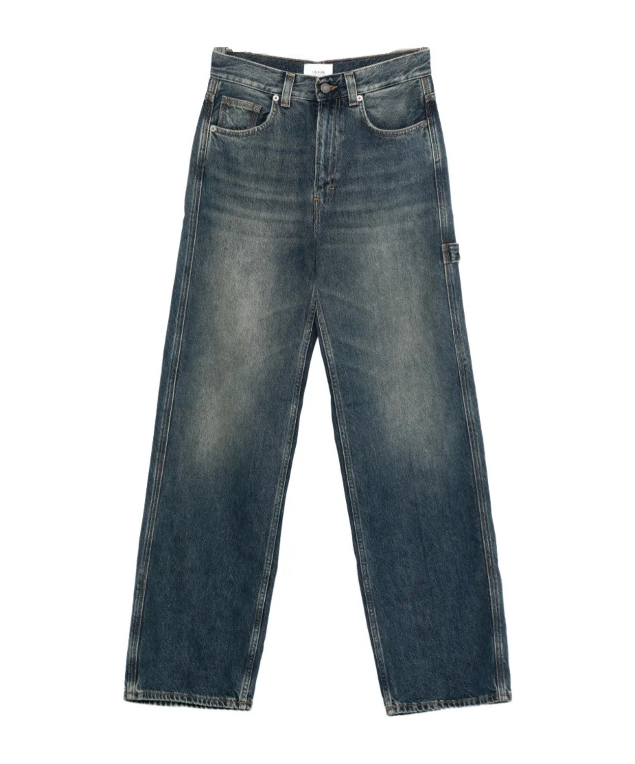 Straight-leg jeans