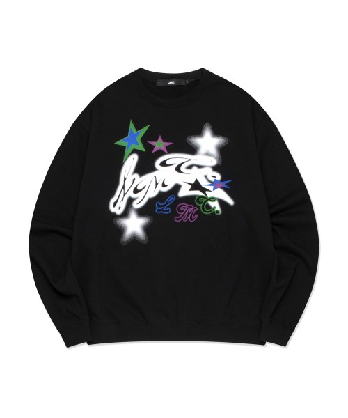 TWINKLE STAR SWEATSHIRT black