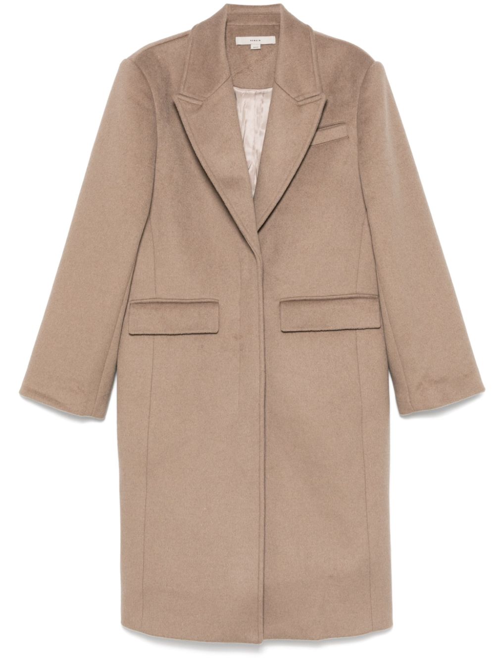 Brushed coat - Neutrals