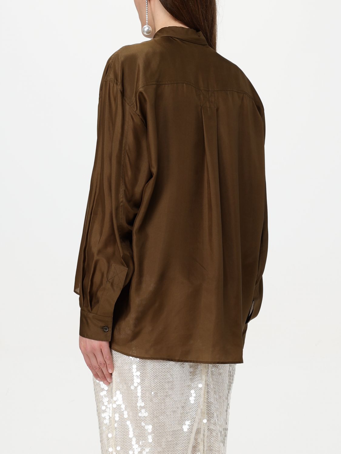 Shirt Woman color Brown