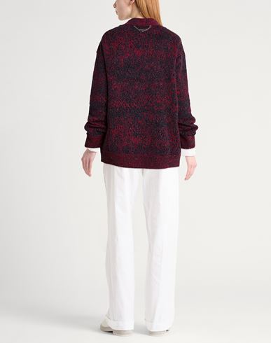 Woman Cardigan Garnet Size L Organic cotton, Polyamide, Elastane