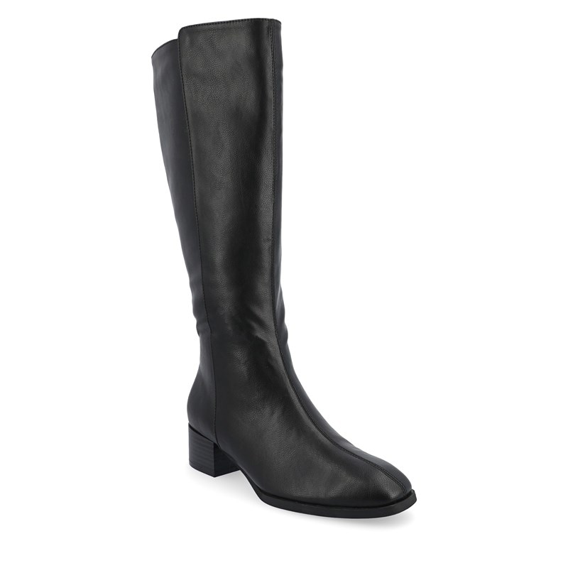 Women's Devri Wide Calf Tall Boots (Black)