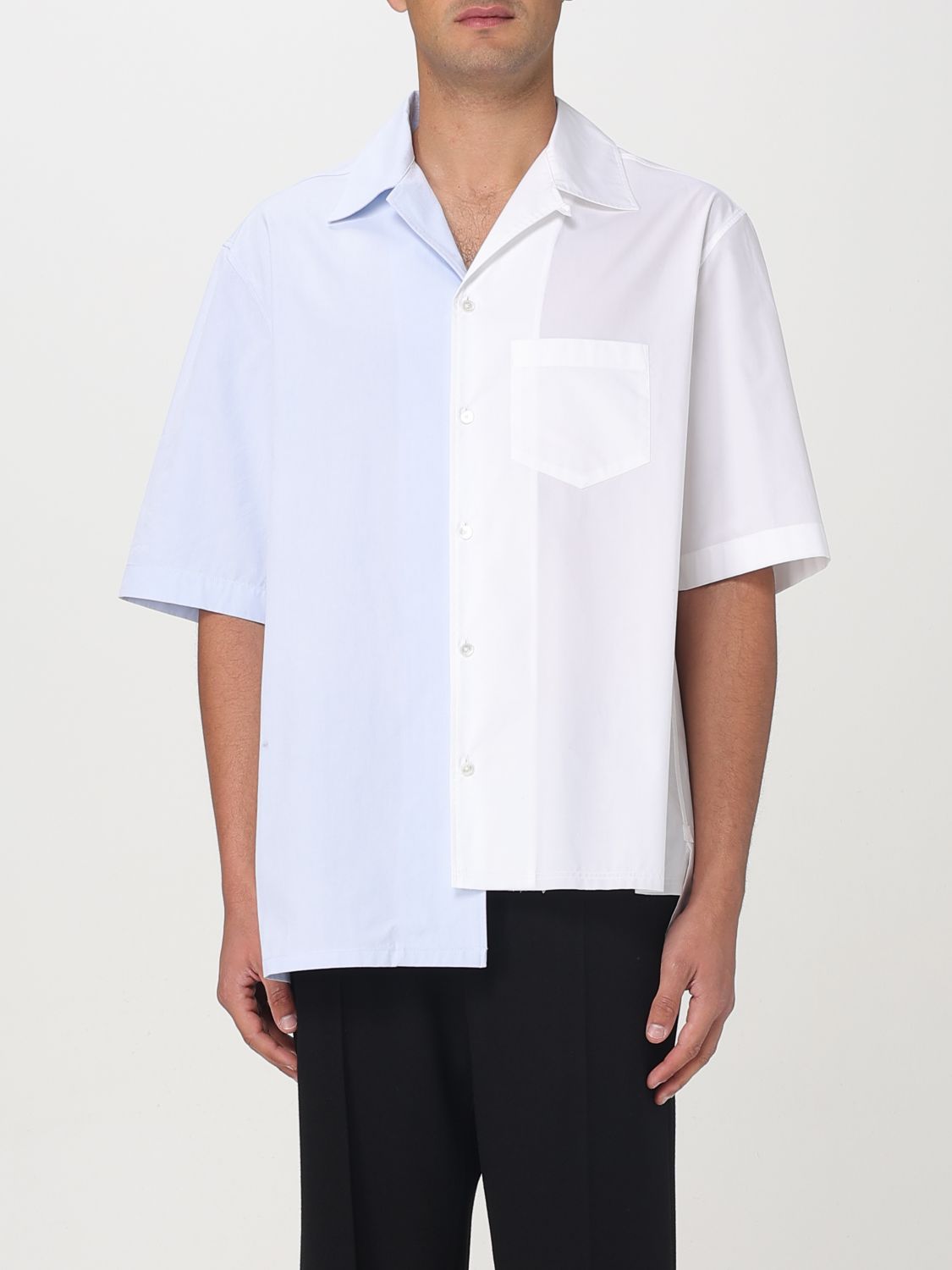 Two-tone shirt - White
