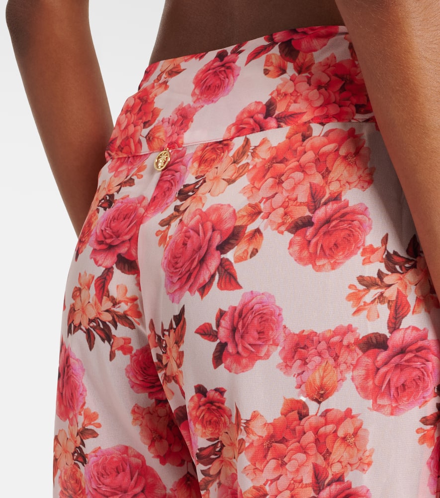 Bowie floral flared pants