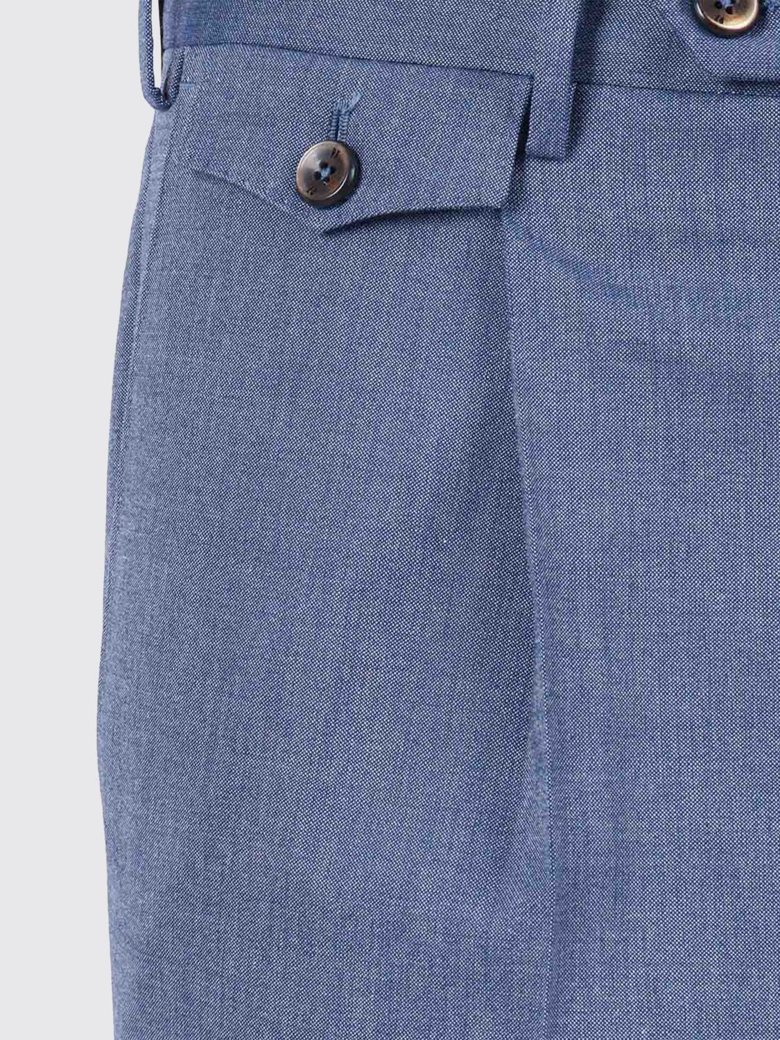 Pants Men color Blue