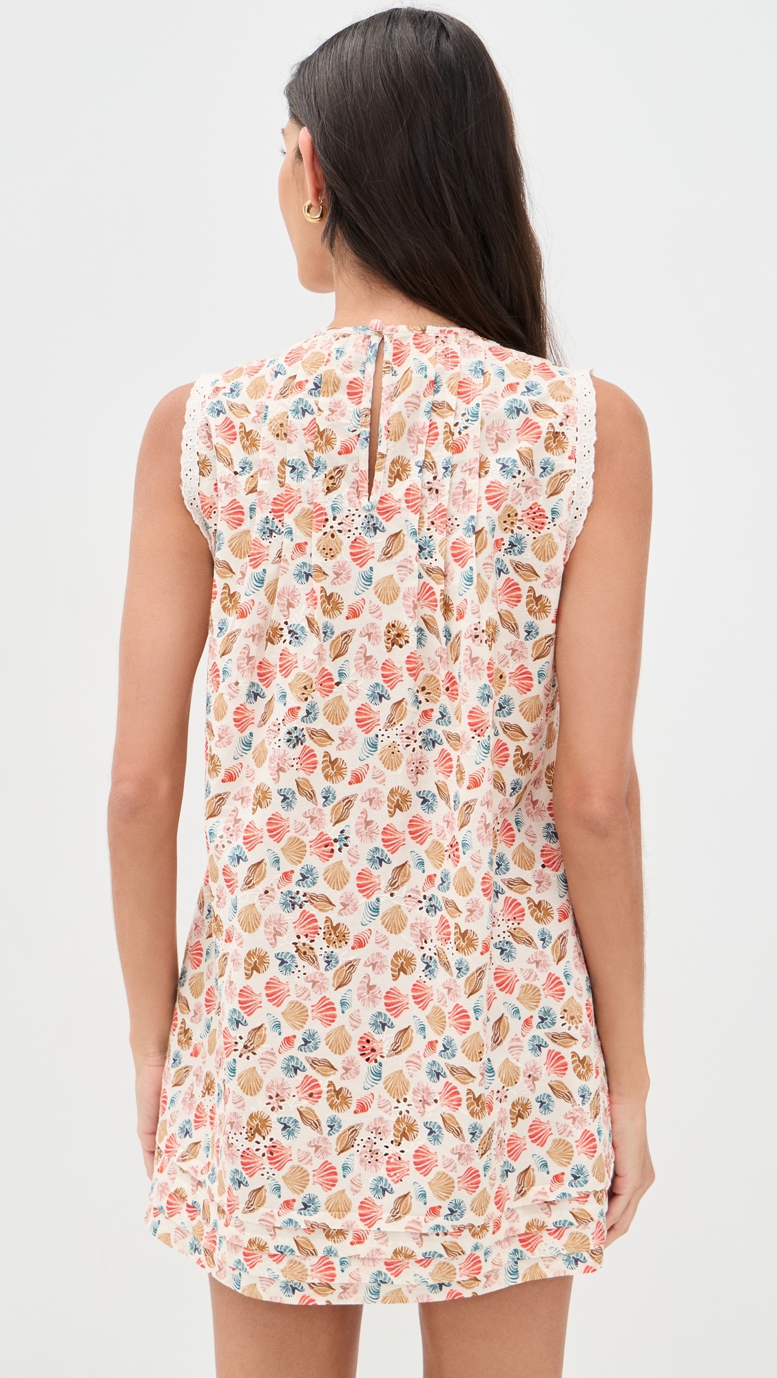Poppy Dress Bright Shell Print