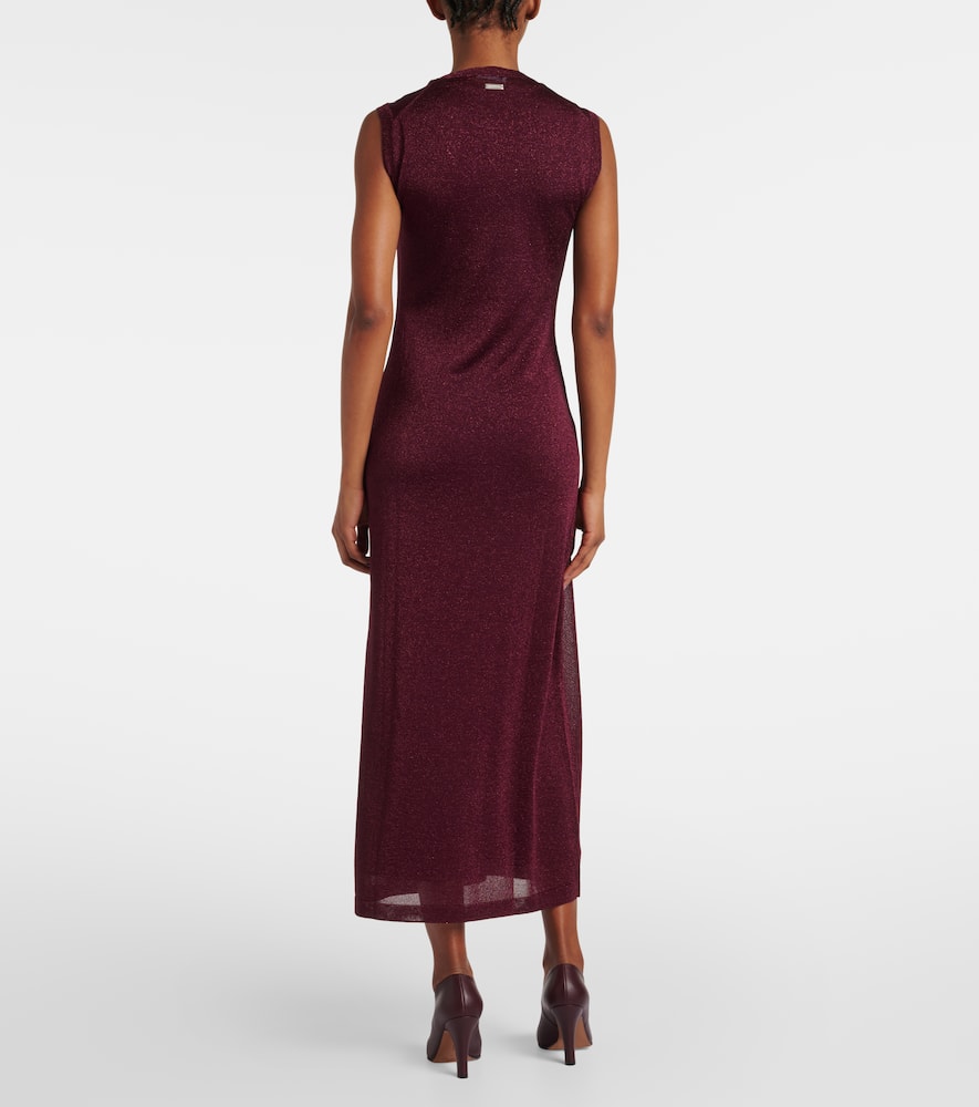 Lurex maxi dress