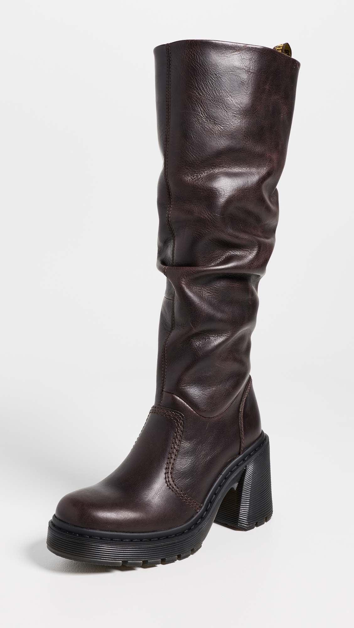 Kasey High Leg Boots Dark Brown