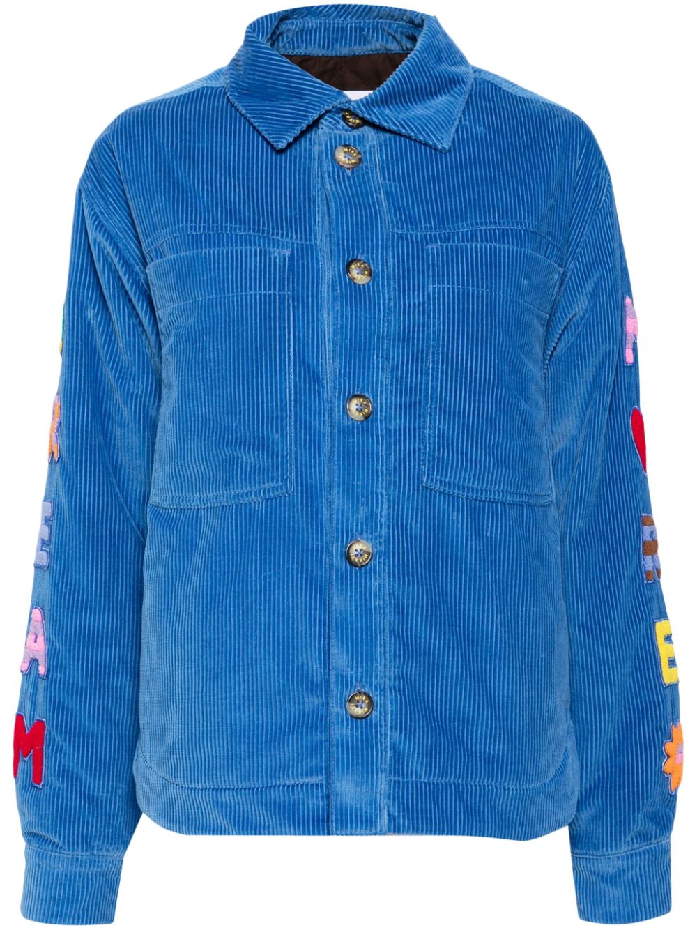 Dream More corduroy jacket - Blue