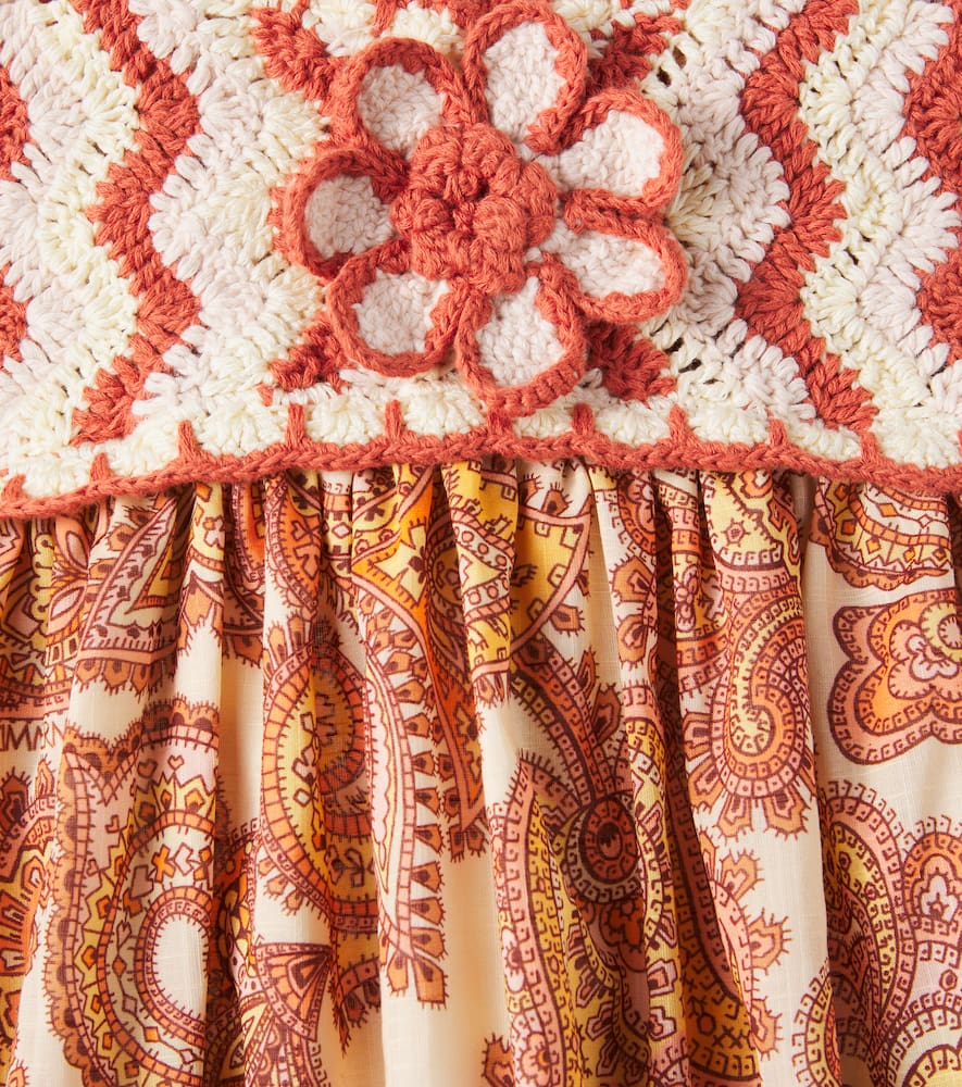 Patience paisley cotton dress