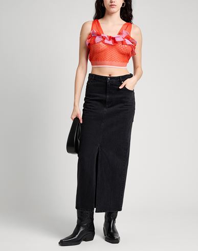 Woman Top Tomato red Size ONESIZE Polyester, Nylon