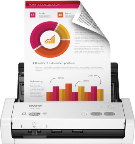 ADS-1200 Compact Duplex Desktop Document Scanner - White