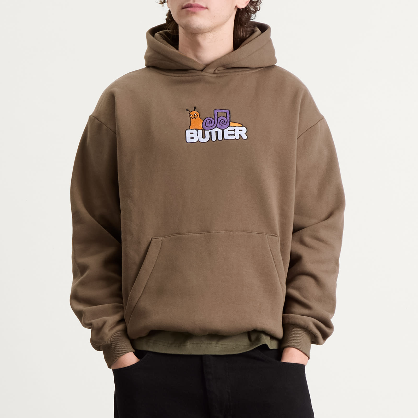 Men's Snail Hoodie Umber