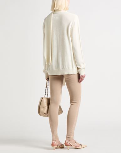 Woman Cardigan Cream Size L Acrylic, Virgin Wool