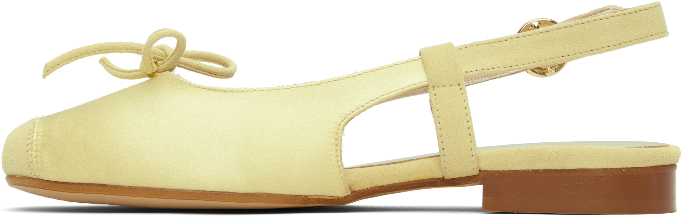 Hai Yellow Reqins Edition Circee Ballerina Flats