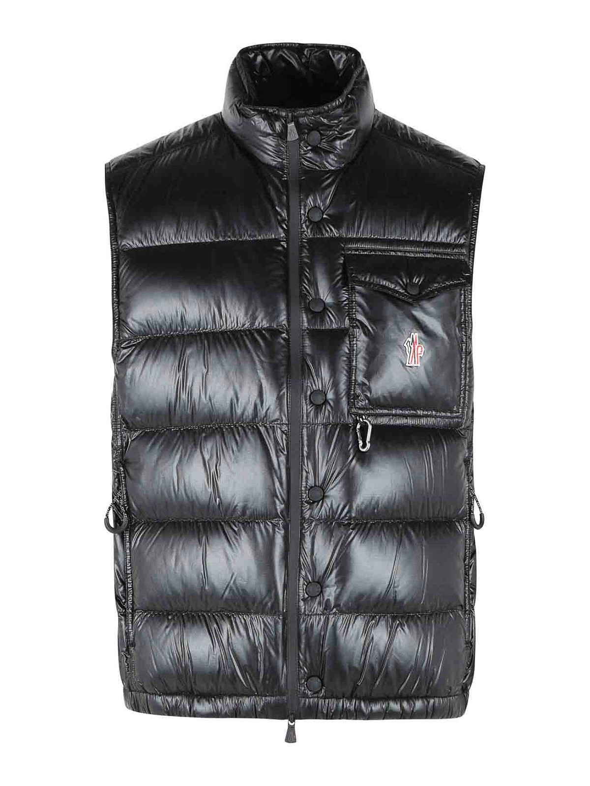Uychi Foldable Black Polyamide Padded Vest
