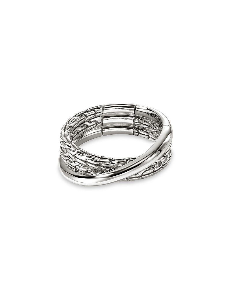 Sterling Silver Jh Essentials Crossover Ring