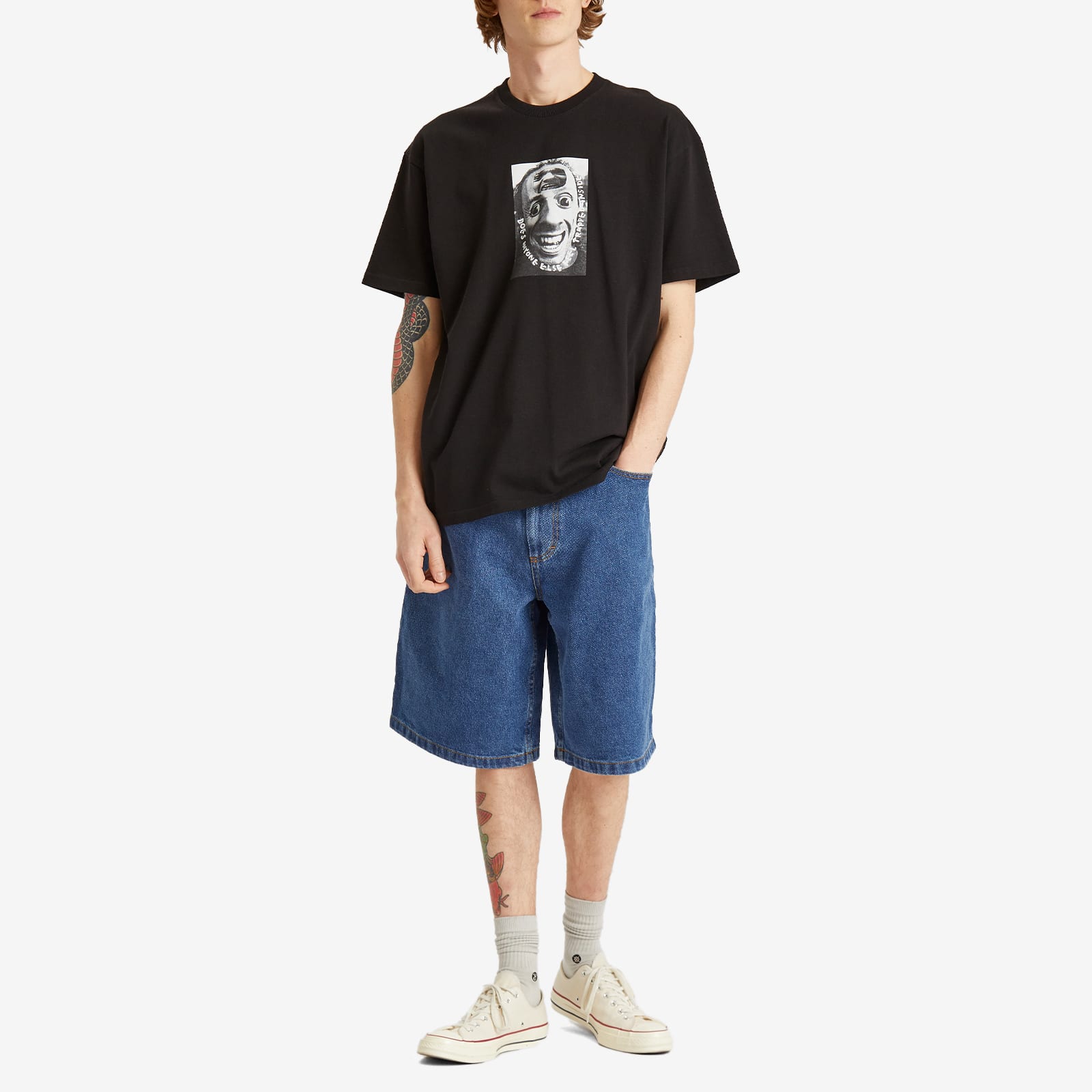 Polar Skate Co. Men's Big Boy Shorts in Dark Blue