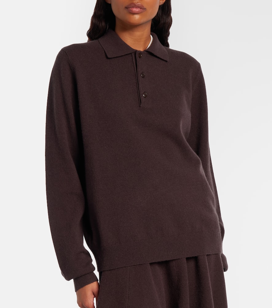 N°223 Be For cashmere-blend polo sweater