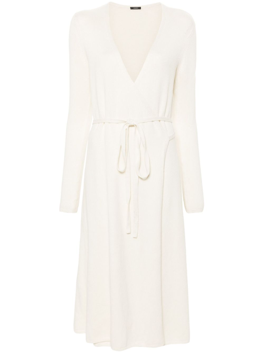 Knitted maxi dress - White
