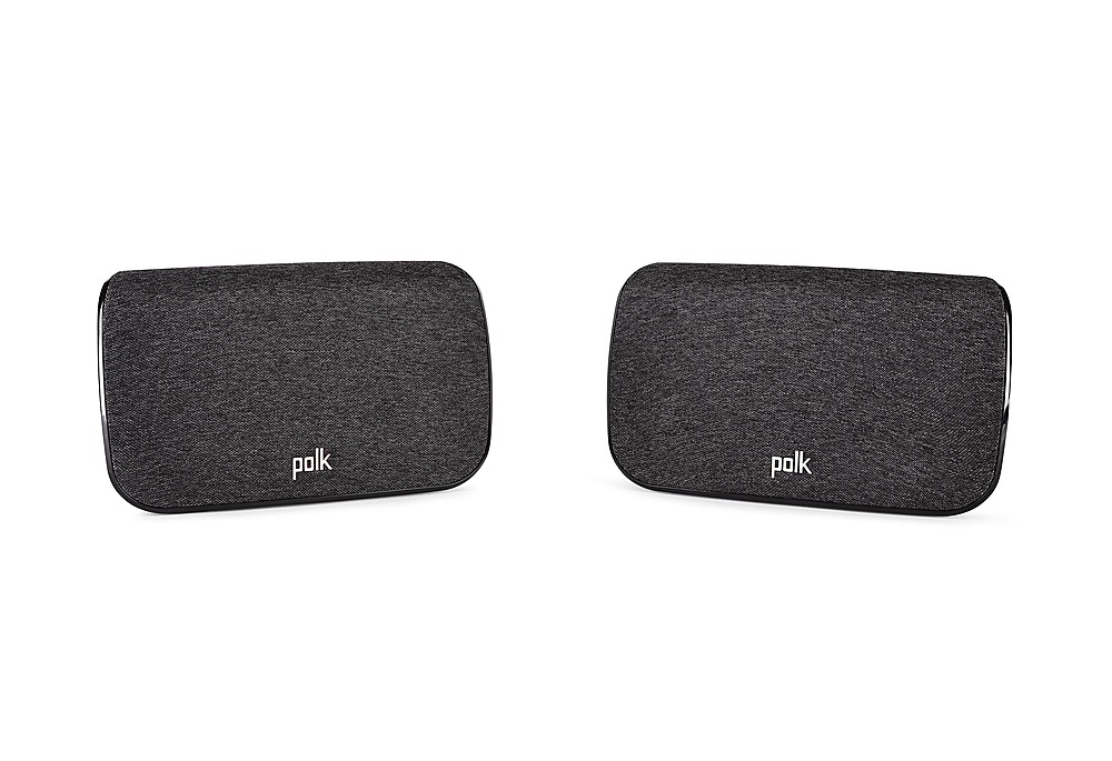 Wireless Surround Speakers (Pair) for Polk React and Polk Magnifi Soundbars - Black