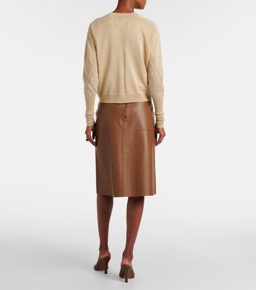 Tasse lamé cardigan