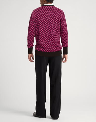 Man Sweater Magenta Size 36 Cashmere