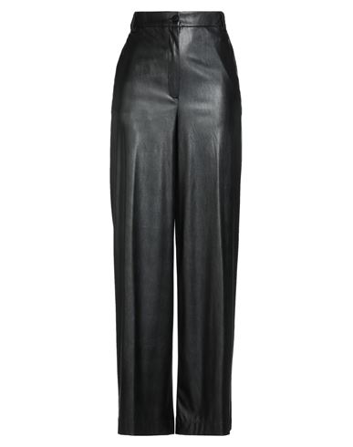 Woman Pants Black Size 6 Polyester, Polyurethane