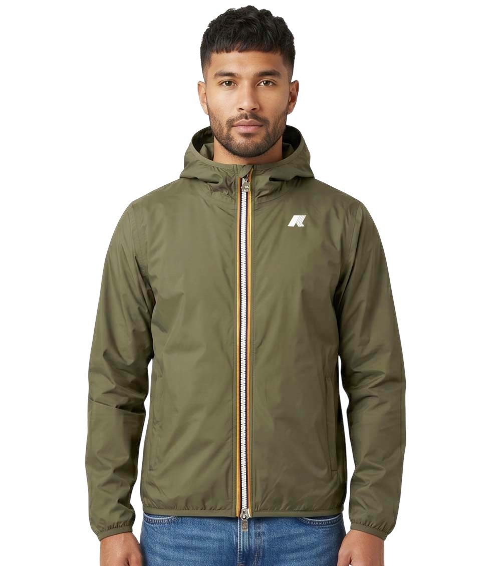 Green Logo Hood Jacket