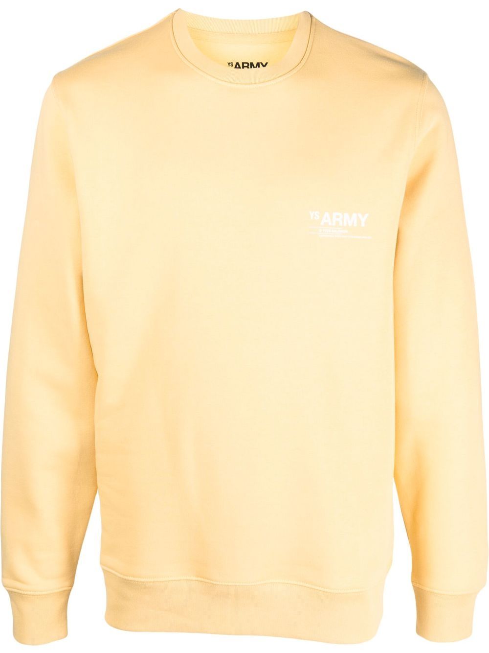Crew-neck sweatshirt - Yellow