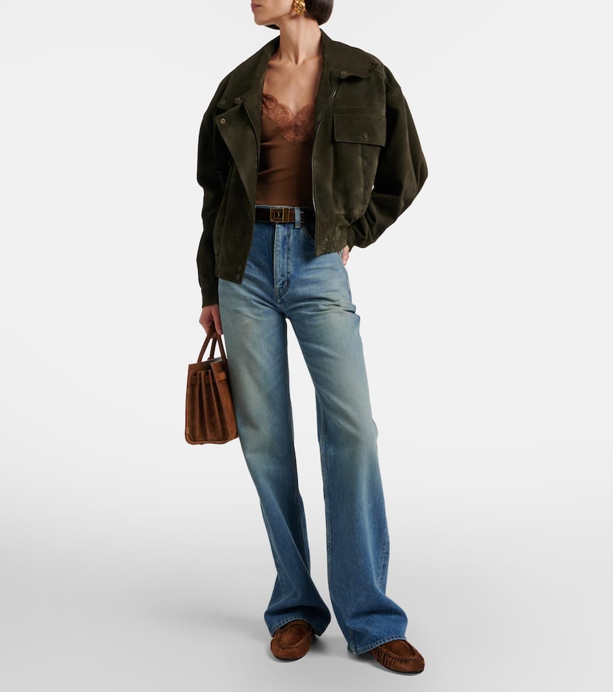 Le Loafer suede mules