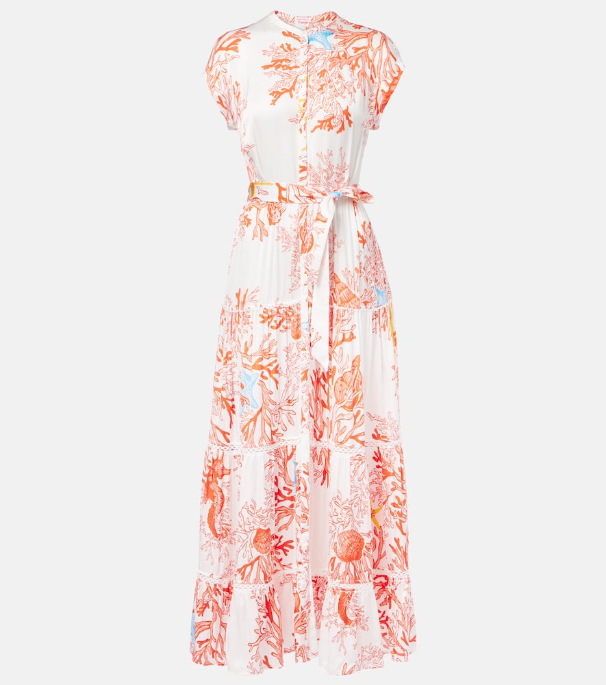 Printed shirt dress