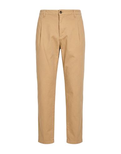 Man Pants Sand Size 38 Cotton, Elastane