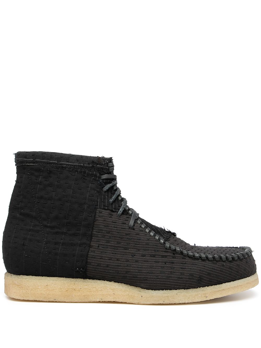 Lace-up desert boots - Black