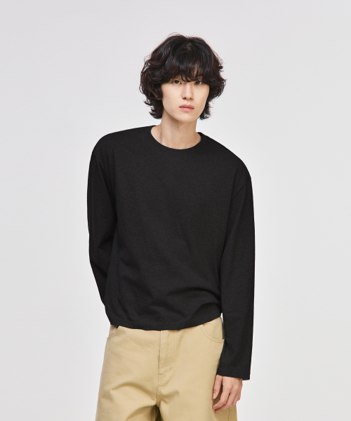 Cropped Long Sleeve T-Shirt