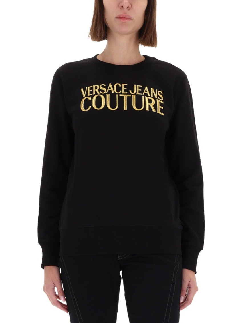 Versace Jeans Couture - long sleeve ribbed knit crew neck
