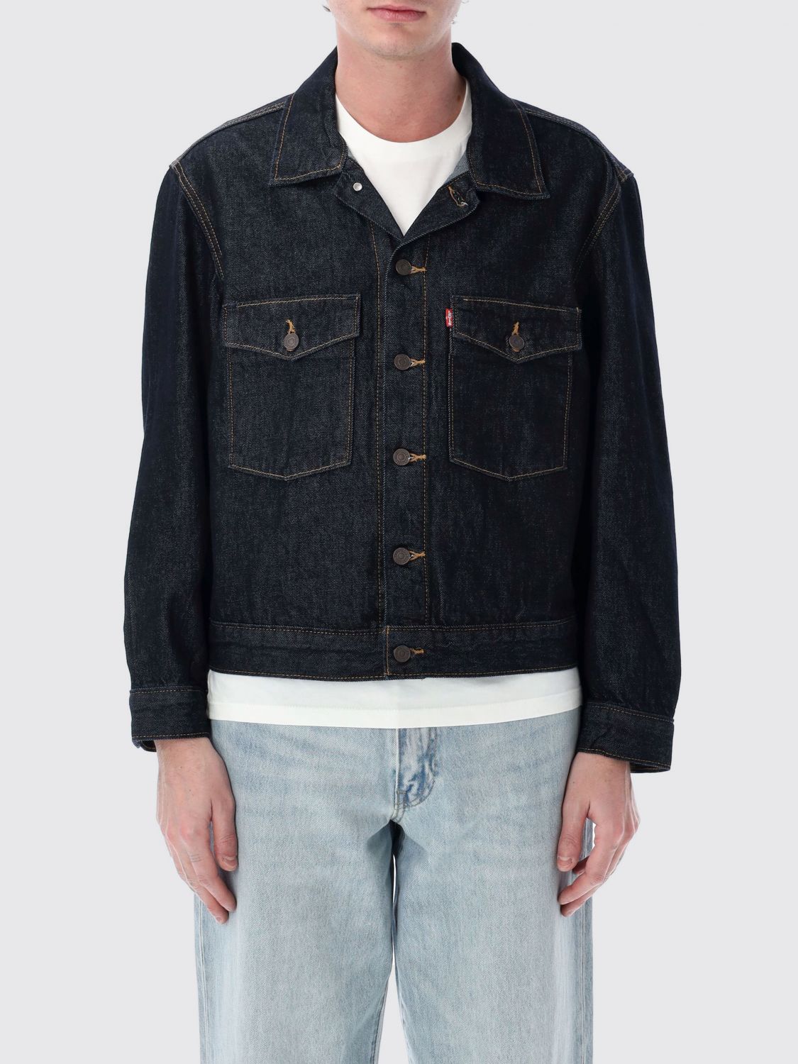 Jacket LEVI'S Men color Denim