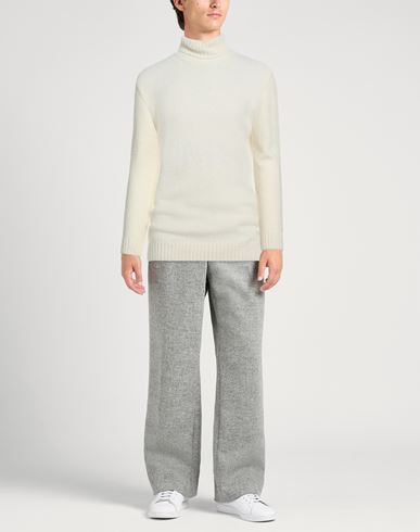 Man Turtleneck Cream Size S Acrylic, Wool, Polyamide, Elastane