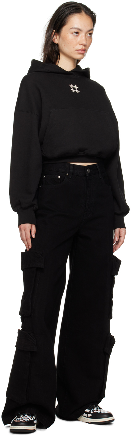 AMIRI Black MA Quad Hoodie