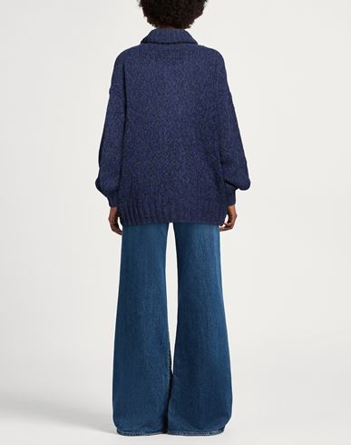 Woman Turtleneck Blue Size XL Wool, Alpaca wool, Polyamide