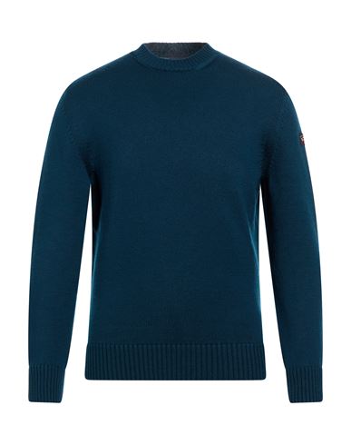 Man Sweater Deep teal Size L Virgin Wool