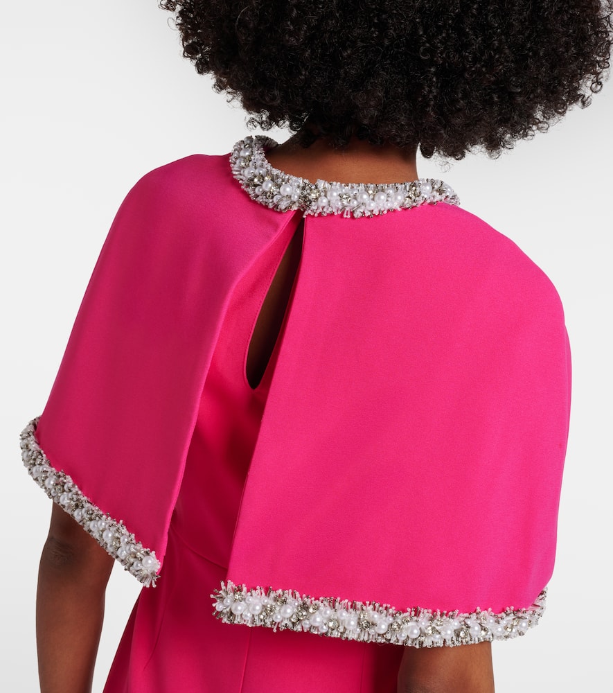 Briella embellished crêpe gown