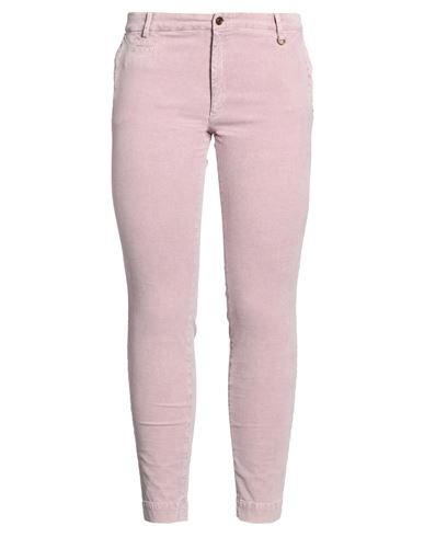 Woman Pants Blush Size 2 Cotton, Viscose, Elastane