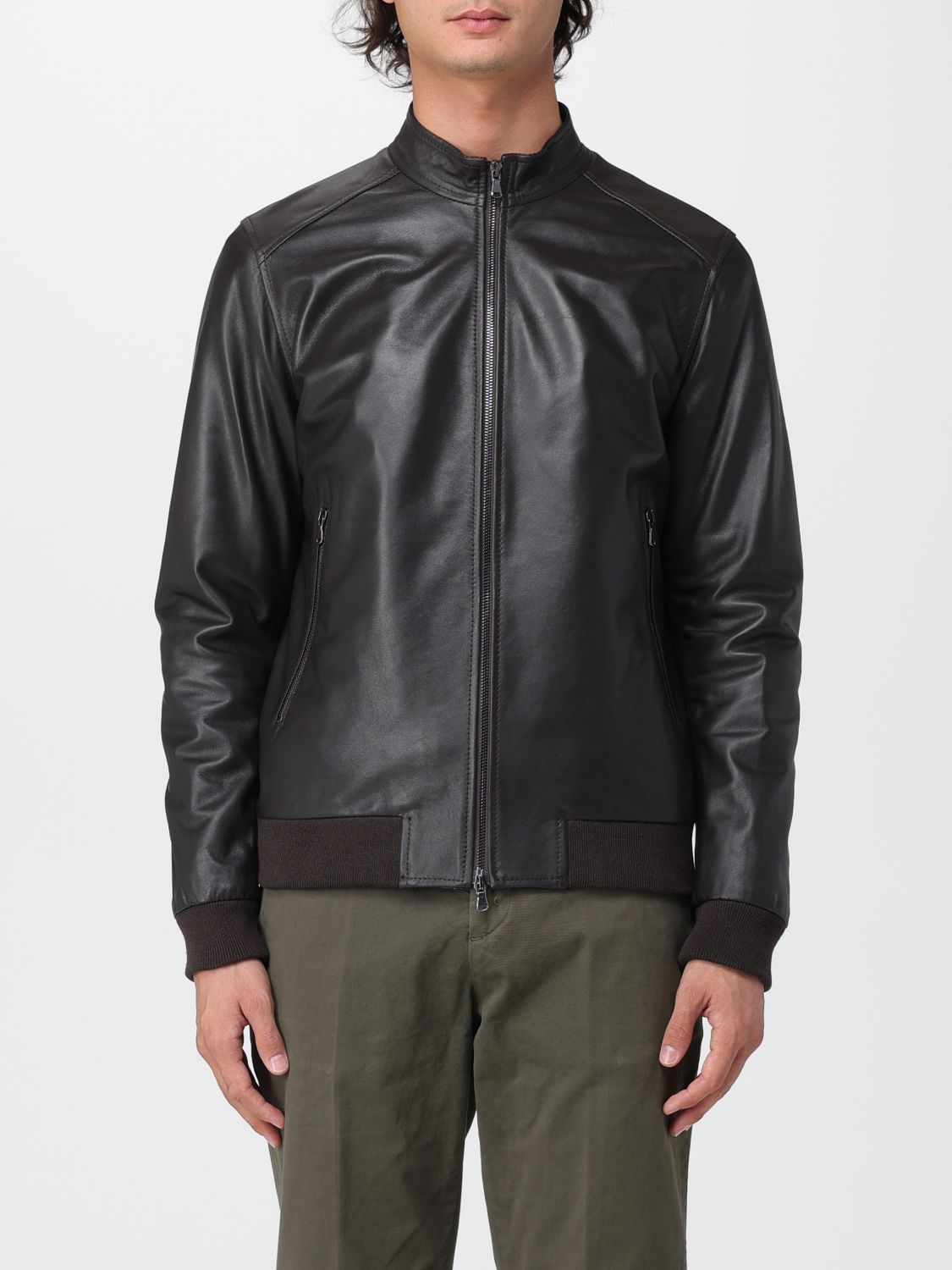 Jacket Men color Dark