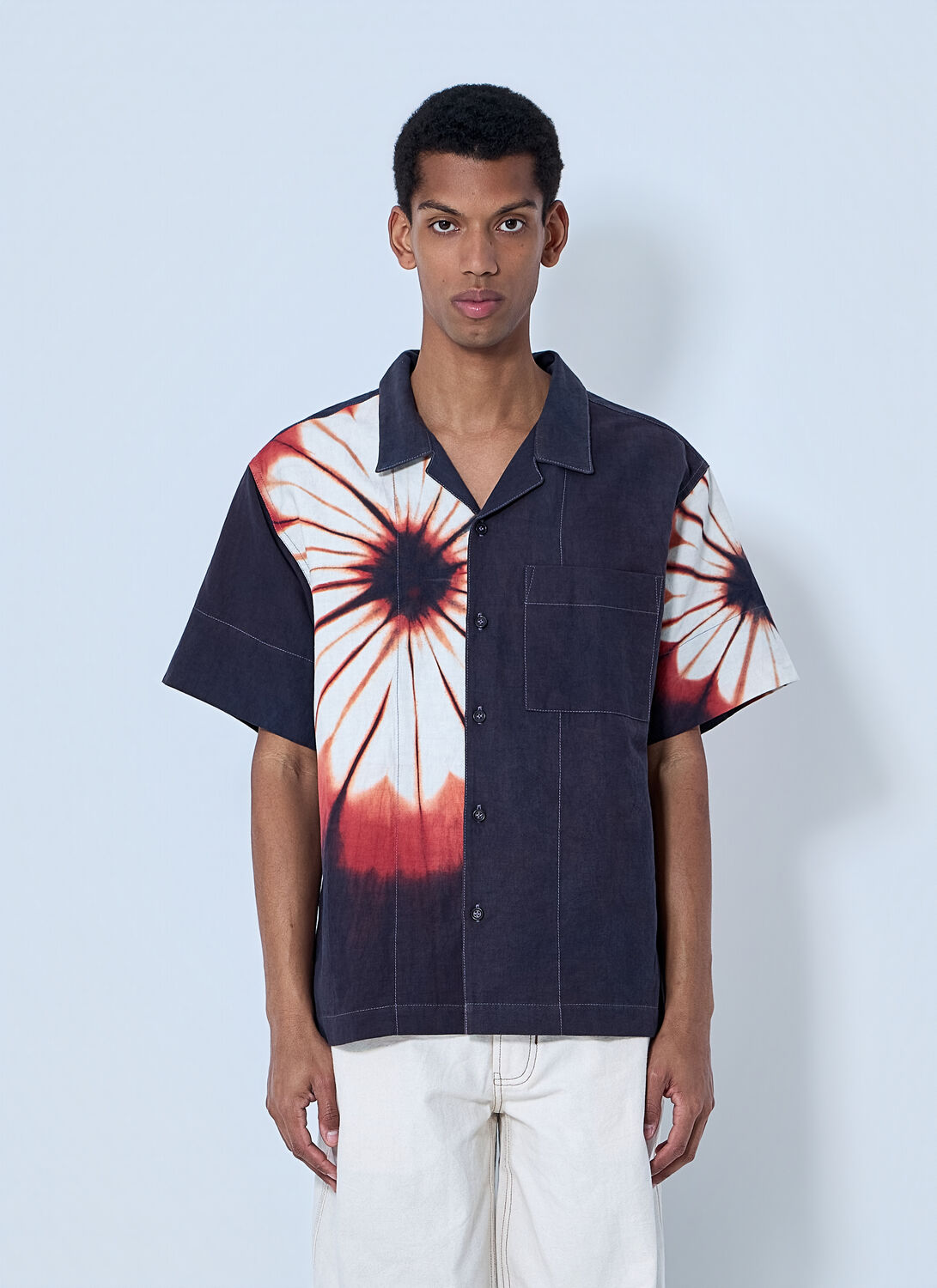 Short-sleeve Button-down Shirt