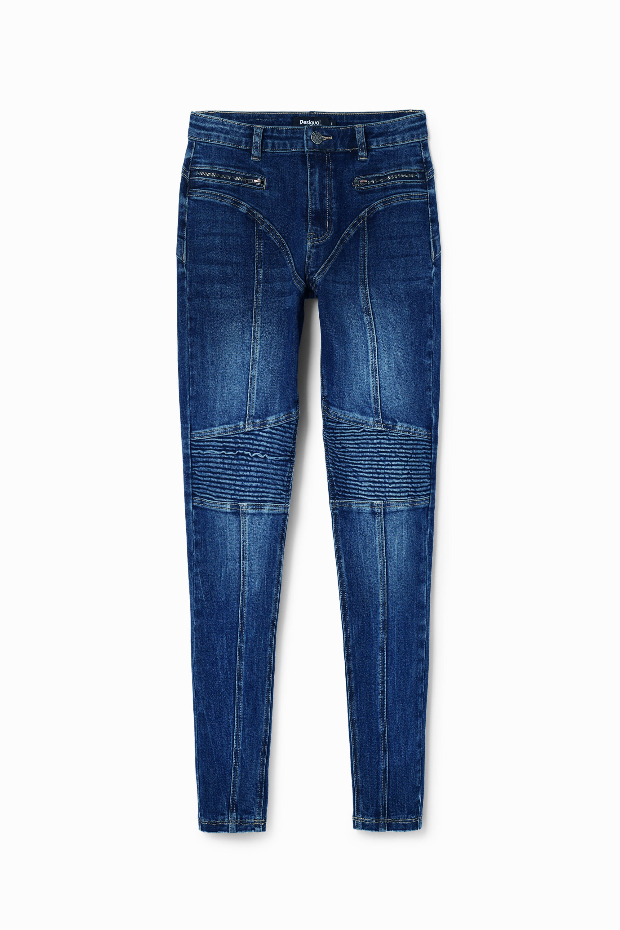 Slim biker jeans