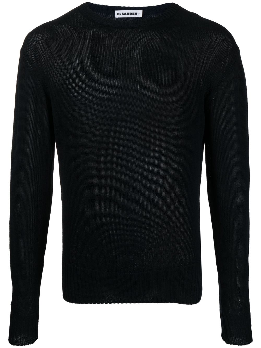 Long-sleeve cotton jumper - Neutrals