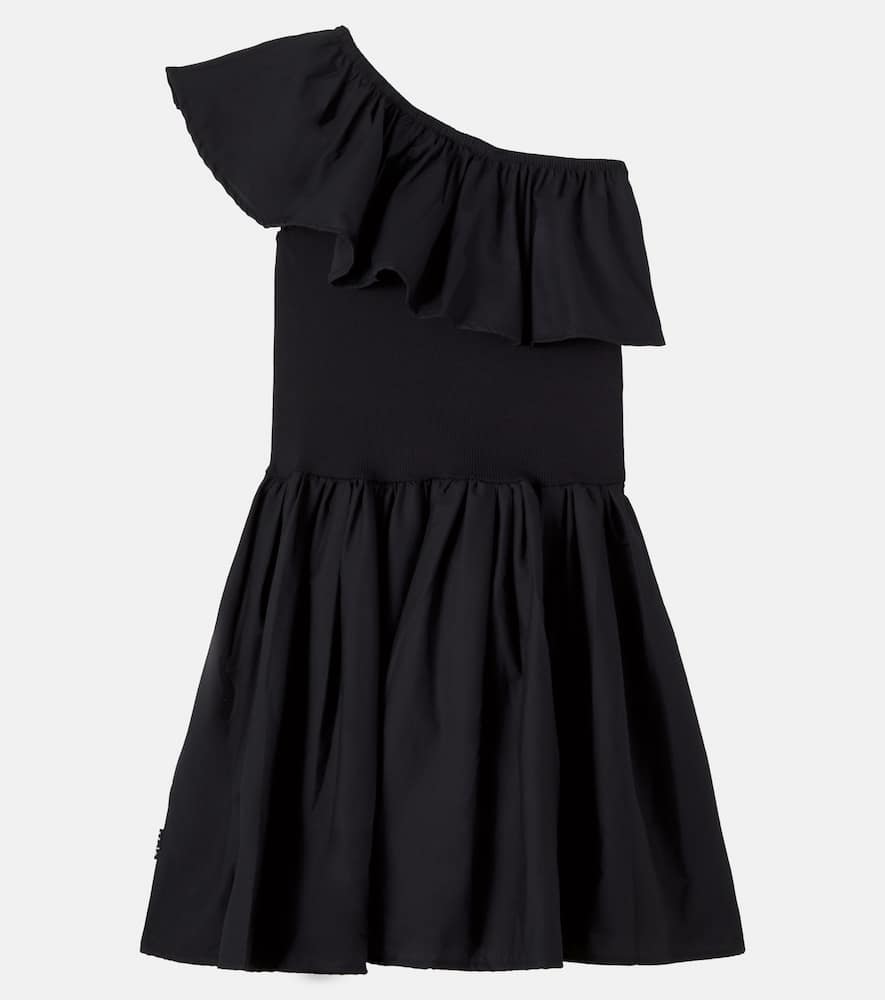 Chloey ruffled cotton-blend dress