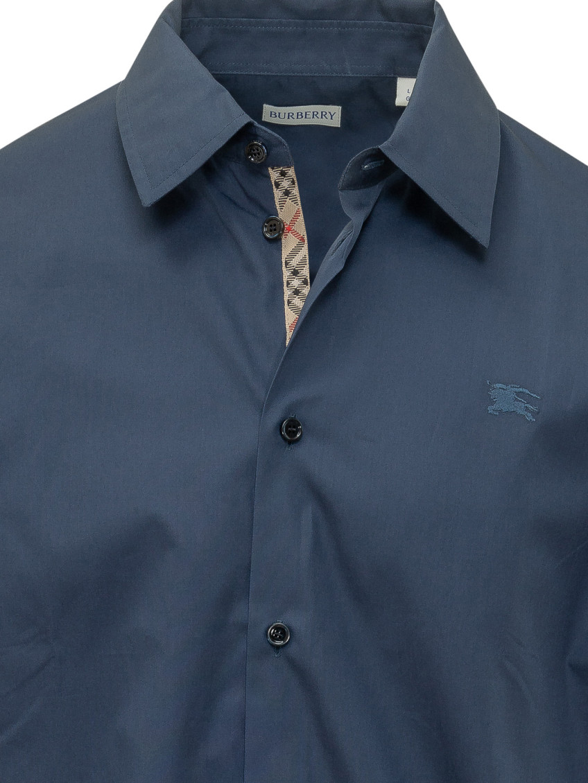 Blue Regular Solid Shirt