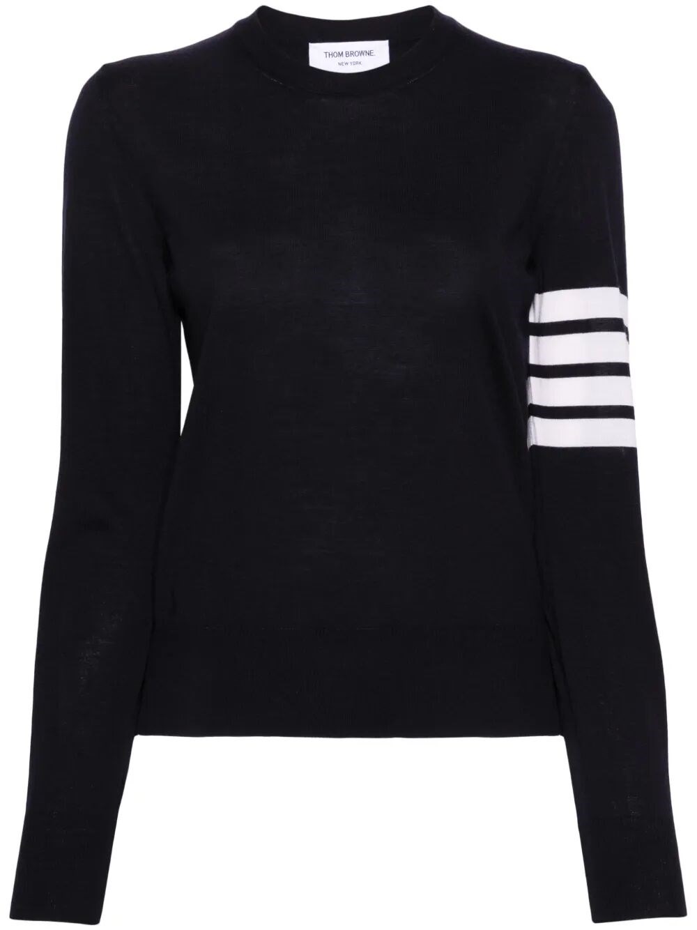 Wool 4-Bar Relaxed Pullover